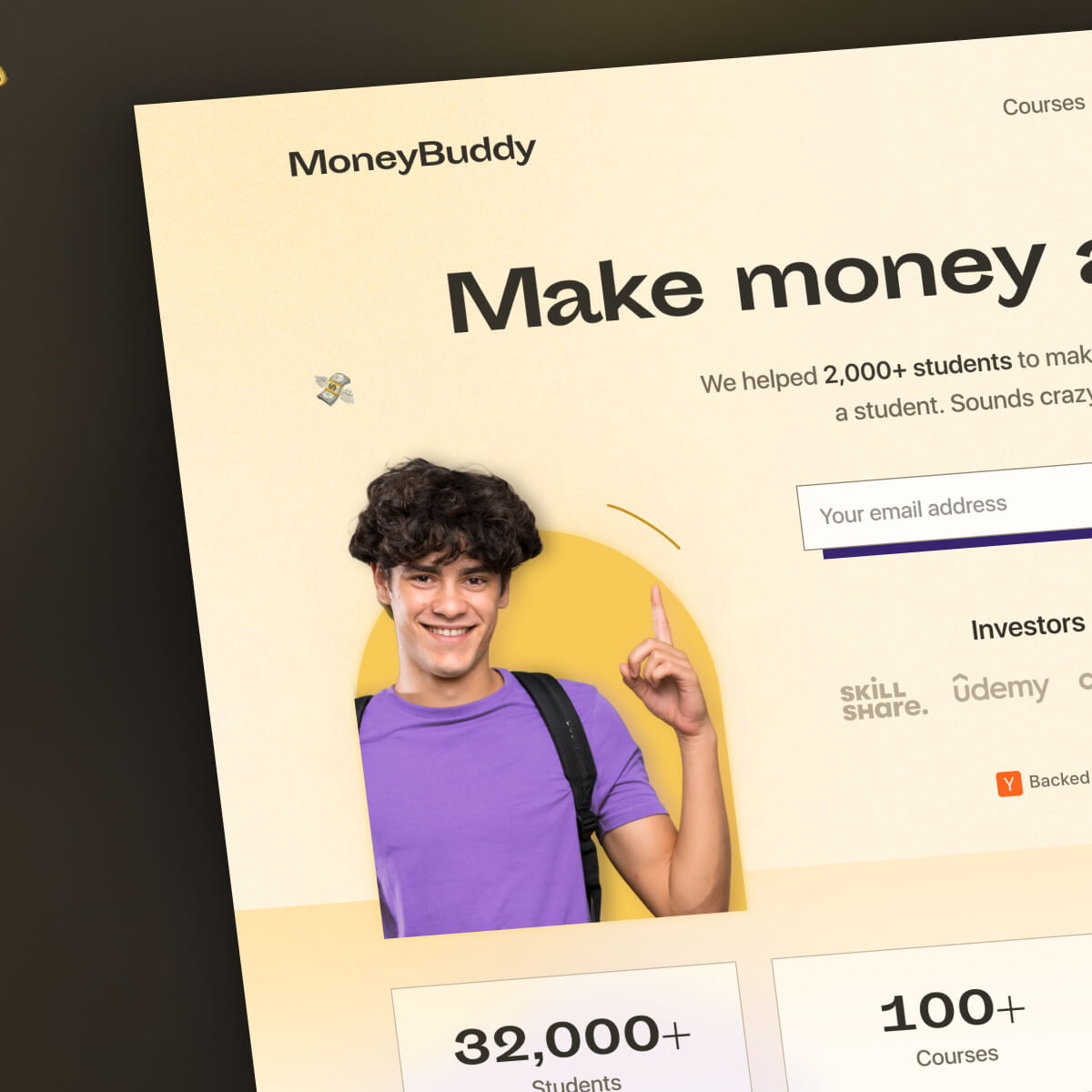 MoneyBuddy UI Design Presentation Image 3